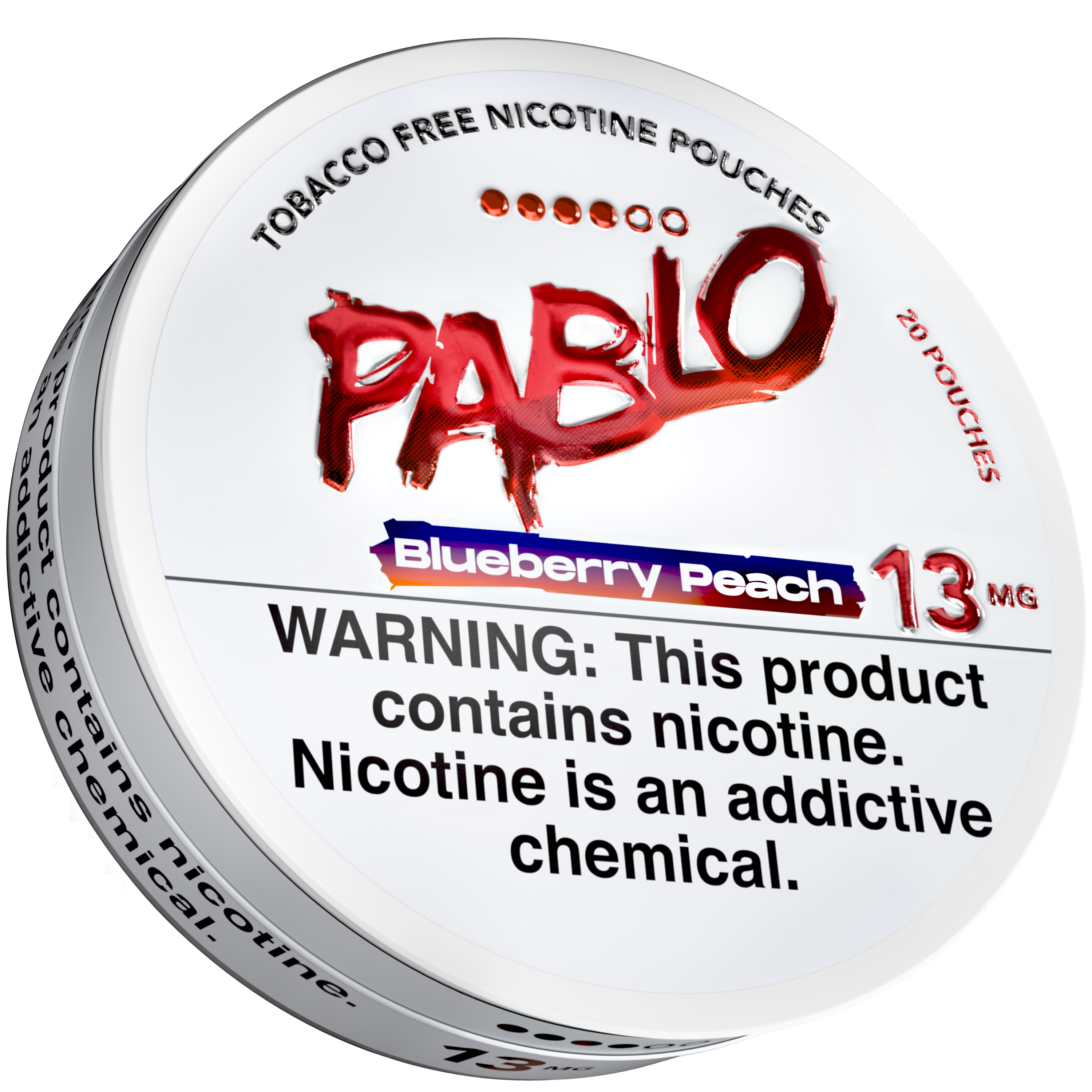 Pablo Blueberry Peach 13Mg View 01